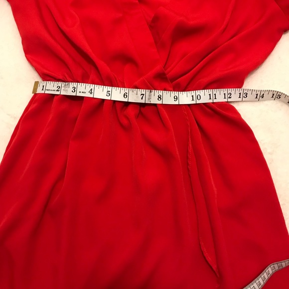 Beautiful red wrap dress - Picture 7 of 8